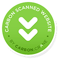 CARBON MONITORED WEBSITE BADGE